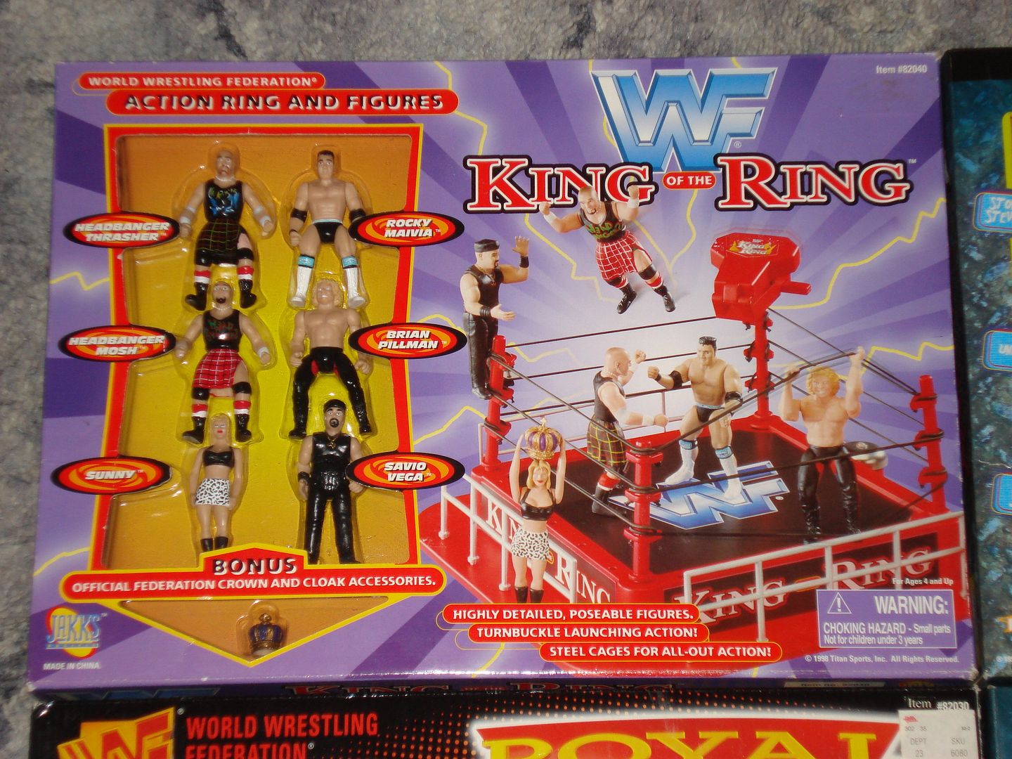 wwf jakks mini figures